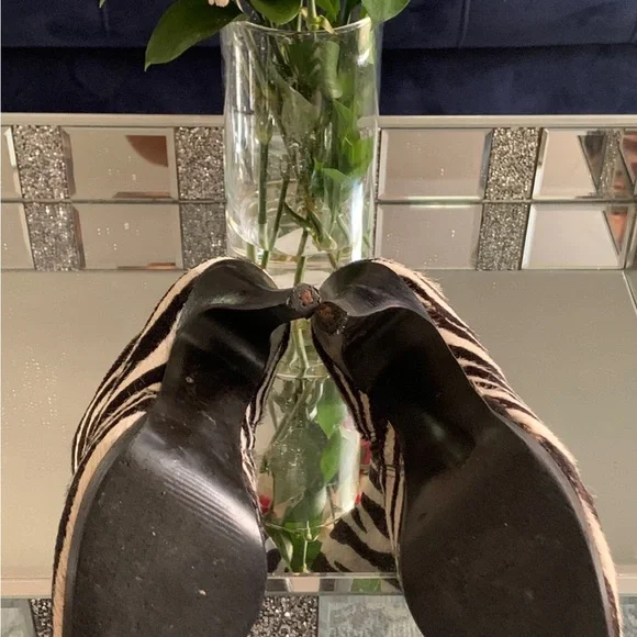 Steve Madden Zebra-Print Ankle Boots - Black & White - Picture 4 of 4